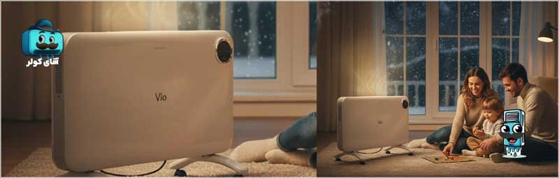 بخاری برقی ویو مدل VIO جدید