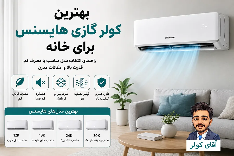 بهترین کولر گازی هایسنس برای خانه
