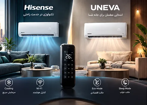 مقایسه هایسنس و یونیوا در بازار کولر گازی